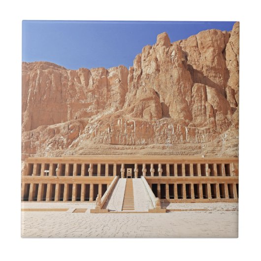 古代エジプトHatshepsut Deir Bahri Temple Luxor タイル (正面)
