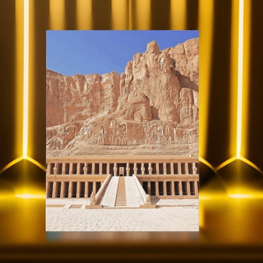 古代エジプトHatshepsut Deir Bahri Temple Luxor ポストカード