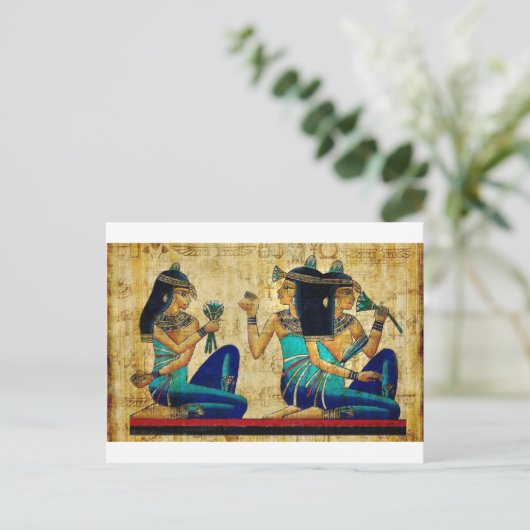 古代エジ絵画プト ポストカード (スタンド正面)