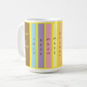 古代エチオピア素晴らし貸マグカップ コーヒーマグカップ (正面左)