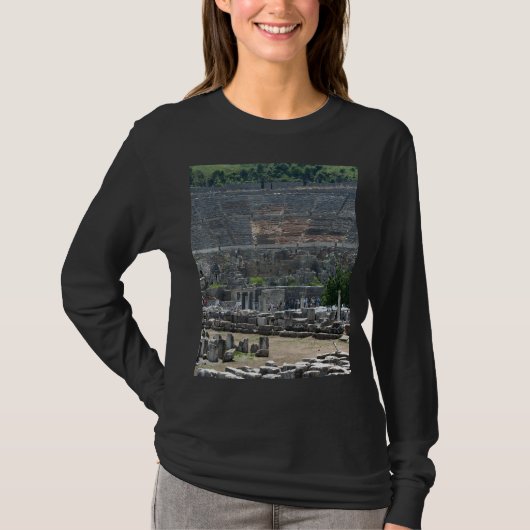 古代エペソのオデイオンEphesus Turkiye 1 Tシャツ (正面)