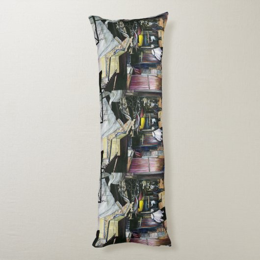 古代エルサレムの古代を通り抜けて家に帰る ボディピロー (裏面 (縦))