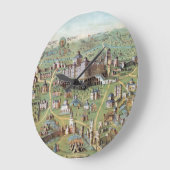 古代エルサレム ラージ壁時計 (傾斜)