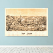 古代エルサレム（紀元前65年） キャンバスプリント (インサイチュ (ウッドフロア))