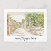 古代オリンピア,ギリシャのはがき – ヴィンテージ旅行 ポストカード (正面)