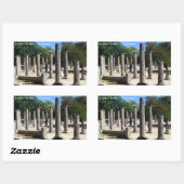 古代オリンピア – ペロポネーゼ 長方形シール (シート)