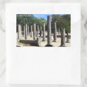 古代オリンピア – ペロポネーゼ 長方形シール (バッグ)