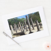 古代オリンピア – ペロポネーゼ 長方形シール (封筒)