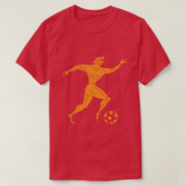古代オリンピモダンアンサッカーサッカー Tシャツ