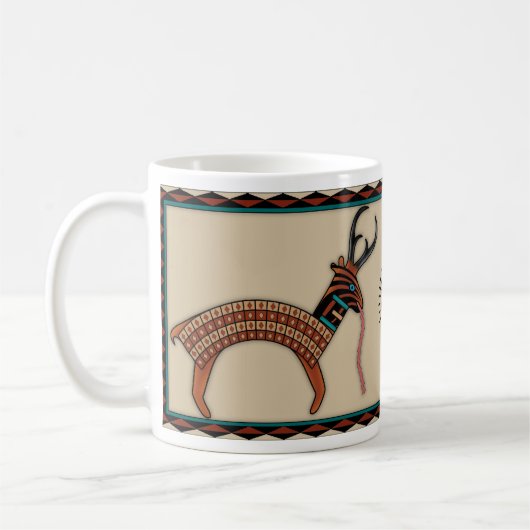 古代カモシカ コーヒーマグカップ (左)