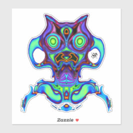 古代カラフル宇宙アイドルv1 シール