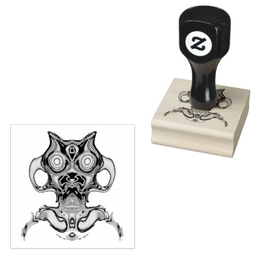 古代カラフル宇宙アイドルv1 ラバースタンプ (押印)