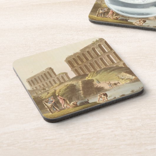 古代カーセッジ、pの壮大な水路の台なし コースター (左側)