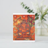 古代ガネシュ絵画スの ポストカード (スタンド正面)