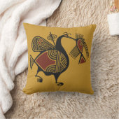 古代キプロスのペリカンのモチーフの装飾用クッション クッション (ブランケット)