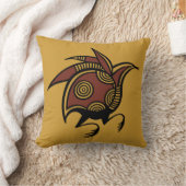 古代キプロスの鳥のモチーフの装飾用クッション クッション (ブランケット)