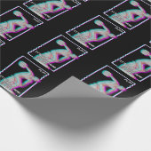 古代ギリシアのディスカス像が気化波を投げ掛ける大会 ラッピングペーパー (角)