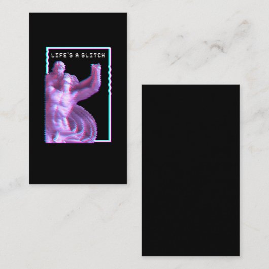 古代ギリシアの美像の気化波の光 名刺 (正面/裏面)