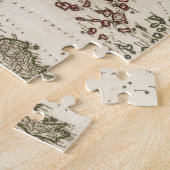 古代ギリシアの1752地図 ジグソーパズル (側面)