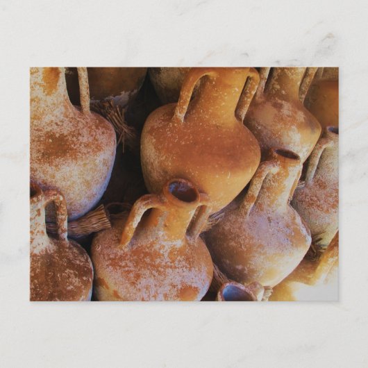 古代ギリシャのアンフォラス ポストカード (正面)