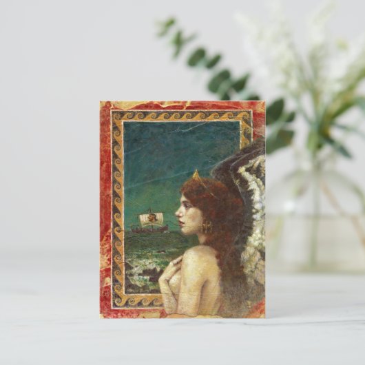 古代ギリシャのサイレン葉書 ポストカード (スタンド正面)