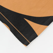 古代ギリシャのタコ、波のパターン フリースブランケット (角)