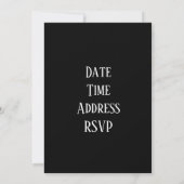 古代ギリシャのトーガパーティー 招待状 (裏面)