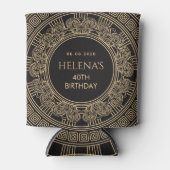 古代ギリシャのパーティーとカスタムCOLORS 缶クーラー (正面)