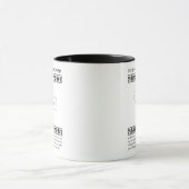 古代ギリシャのピタゴラスの定理 マグカップ (中央)