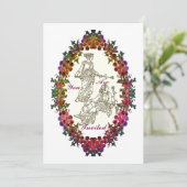 古代ギリシャのファッション招待状 招待状 (スタンド正面)