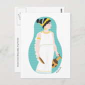 古代ギリシャのマトリョシカ葉書 ポストカード (正面/裏面)