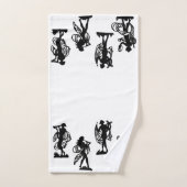 古代ギリシャのミューズプリント バスタオルセット (ハンドタオル)