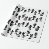 古代ギリシャのミューズプリント ラッピングペーパー (アンロールド)