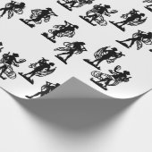 古代ギリシャのミューズプリント ラッピングペーパー (角)