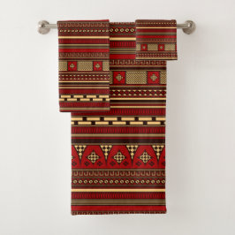 古代ギリシャのロードス幾何学模様タオル バスタオルセット