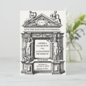 古代ギリシャのローマ結婚建築 セーブザデート (スタンド正面)