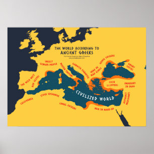古代ギリシャの世界 ポスター