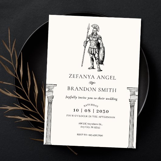 古代ギリシャの兵士の帝国 招待状