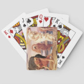 古代ギリシャの女の子が小石を拾う トランプ (裏面)