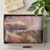 古代ギリシャの女性がビーチで小石を拾う 薄葉紙 (ギフト)