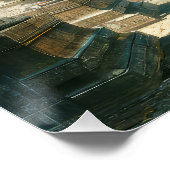 古代ギリシャの寺院遺跡 ポスター (コーナー)