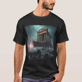 古代ギリシャの寺院 Tシャツ