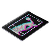 古代ギリシャの彫像ディスカスが気化波グリッチを投げる ノートブック (左側)