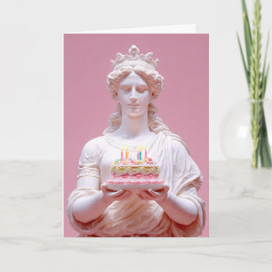 古代ギリシャの彫像 おかしい誕生日カード カード