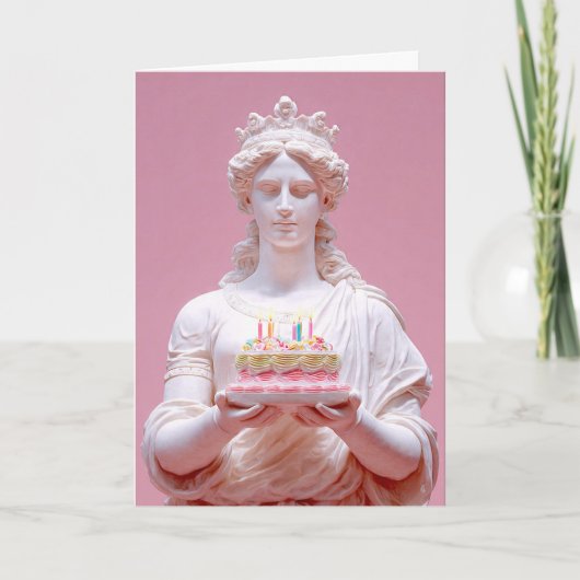 古代ギリシャの彫像 おかしい誕生日カード カード (正面)