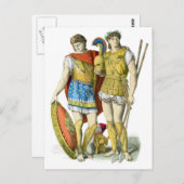 古代ギリシャの戦士 ポストカード (正面/裏面)