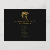 古代ギリシャの歴史 – アレクサンダー素晴らしダー 案内ポストカード (正面)