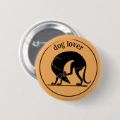 古代ギリシャの犬(ユエルガデスの画家) 缶バッジ (正面&裏面)