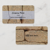 古代ギリシャの石のパターンの名刺 名刺 (正面/裏面)