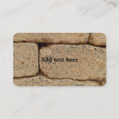 古代ギリシャの石のパターンの名刺 名刺 (裏面)